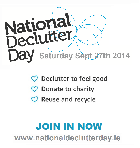 National Declutter Day Sat 27 Sept 2014