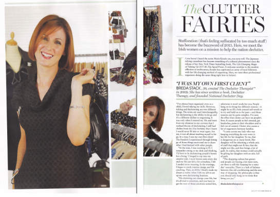 Irish Tatler Decluttering Feature with The Declutter Therapist